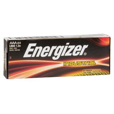 Batteries Energizer Industrial AAA , Paquet de 24